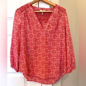 Joie blouse long sleeve, 100% silk, size S